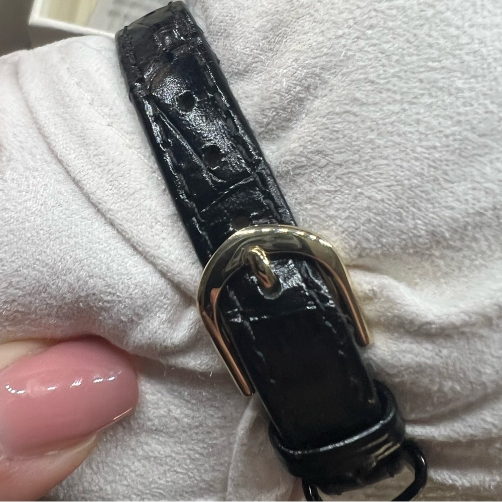 Mini Grove Rectangular Croc Embossed Leather Stra… - image 4